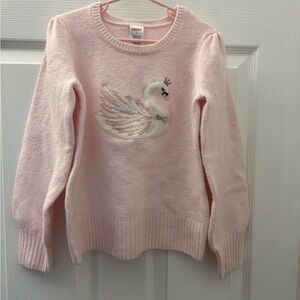 Gymboree Light Pink Swan Sweater